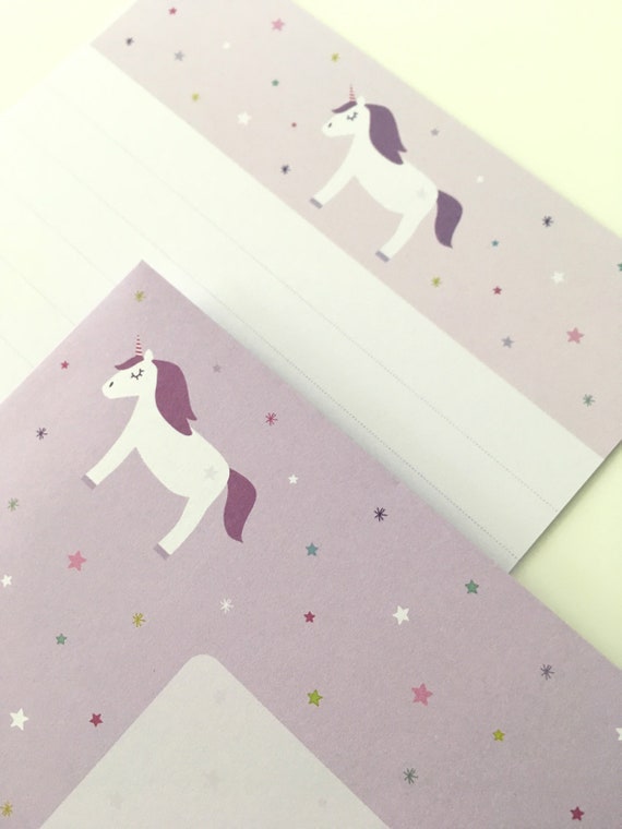 25 Briefumschläge DIN lang Briefpapierset pink 25 Blatt Briefpapier