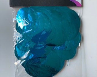 Foils Confetti turquoise 2 cm