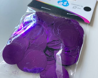 Foils Confetti purple 2 cm