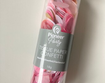 Confettis rose / blanc / rose papier feuille d’or