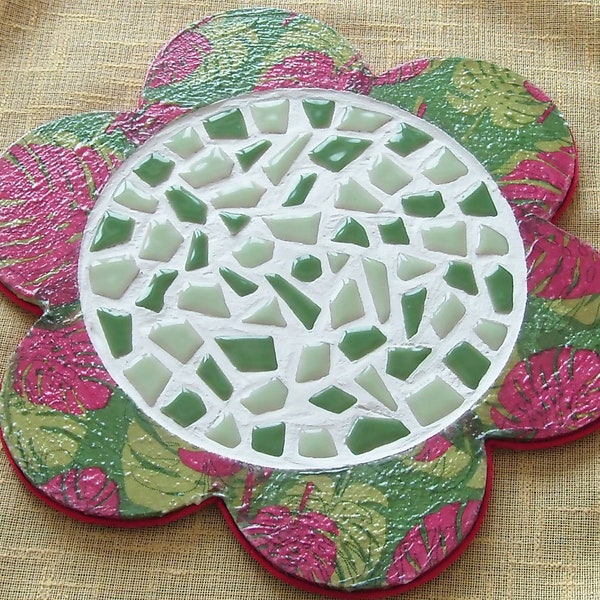 Mosaïque de fleurs