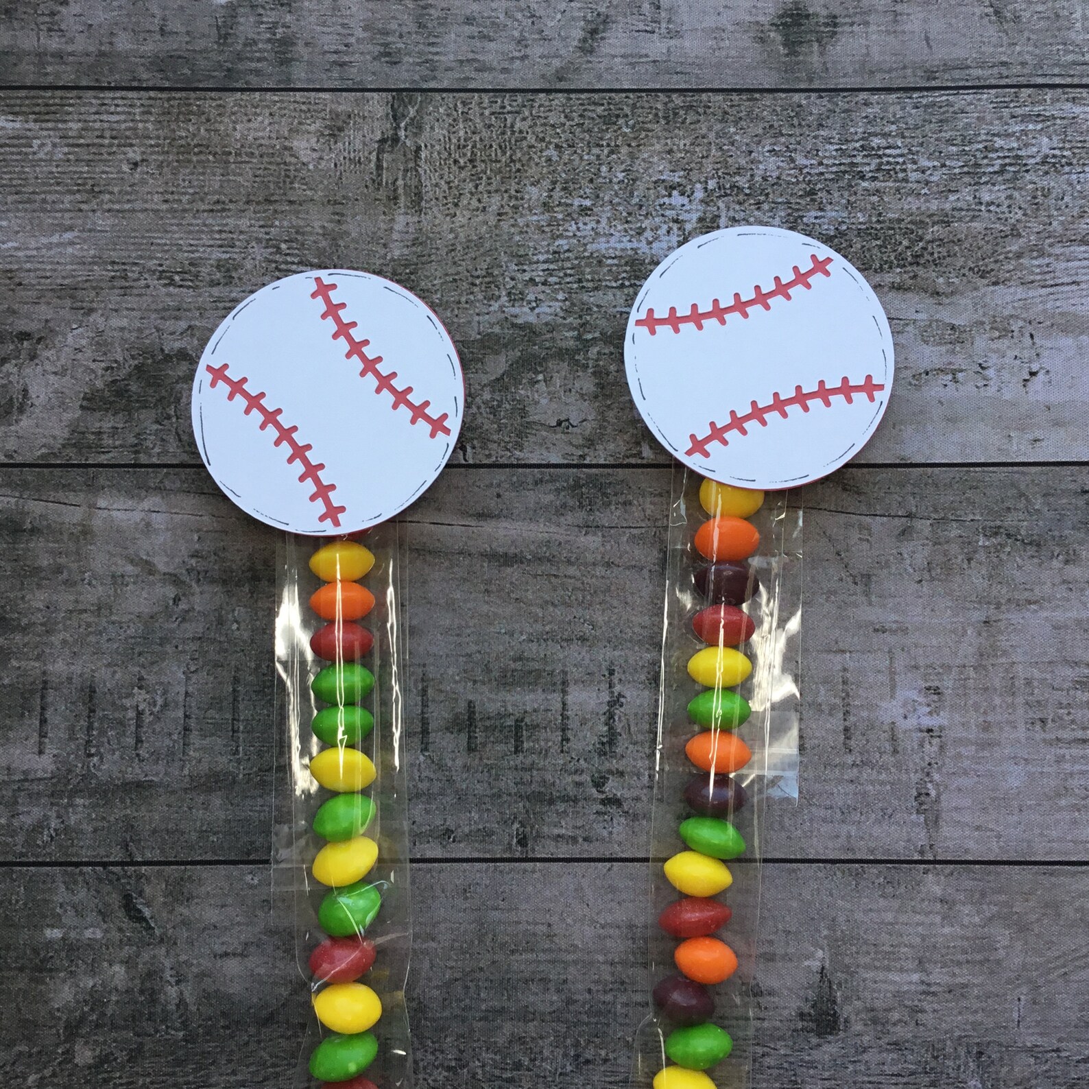 Baseball Candy Favor Treat bags 12 Pieces Free Etsy
