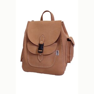 Vegan Rucksack Vegan Backpack Vegetarian Backpack Two Pockets Backpack Rucksack Handmade Rucksack