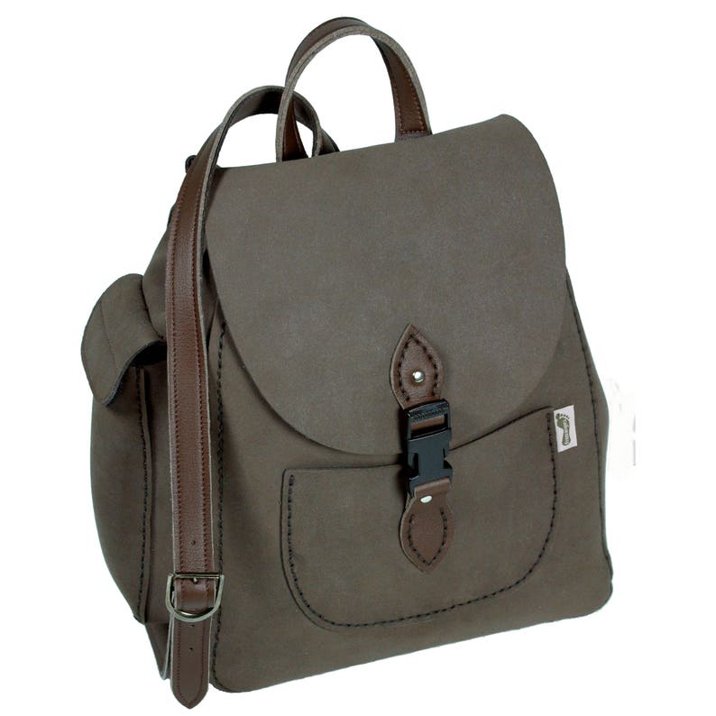 Vegan Pattern Print Backpack