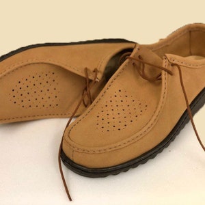 Mens Vegan shoes Men footwear Vegetarian men shoes Non leather shoes Men shoes Men Vegan Laced Shoes image 1