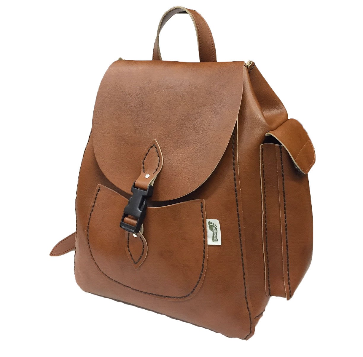 Vegan Pattern Print Backpack main image 1