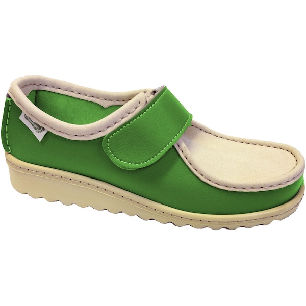 Ladies Vegan Velcro Shoes Women vegan shoes with velcro Loafers with velcro straps