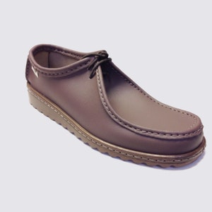 Mens Vegan shoes Men footwear Vegetarian men shoes Non leather shoes Men shoes Men Vegan Laced Shoes image 4