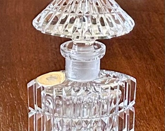 Vintage Handgeschliffen German Crystal Perfume Bottle