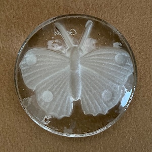 Goebel Crystal Butterfly Paperweight
