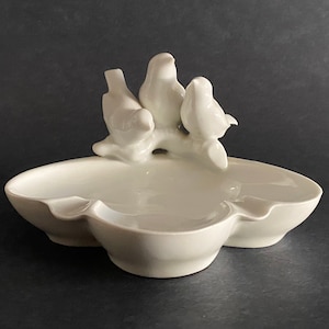 Vintage White Porcelain Trinket Dish/Ashtray by Gerold Porzellan Bavaria