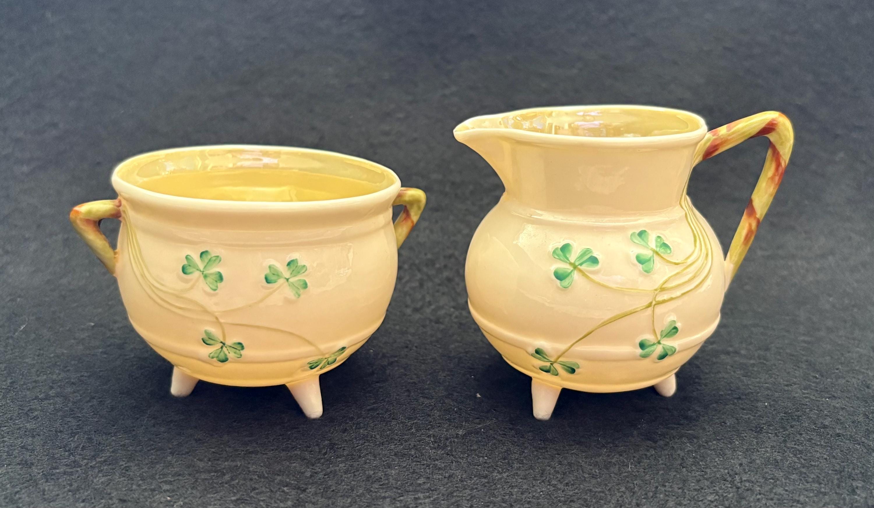 Vintage Belleek Set - Etsy