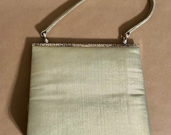 Vintage Metallic Gold Clutch Purse