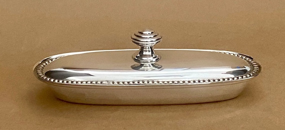 RR International Vintage Butter Dish with Covered Lid