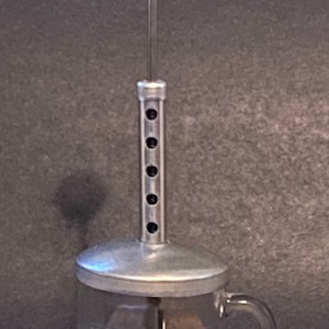 Antique Metal and Glass Food Chopper