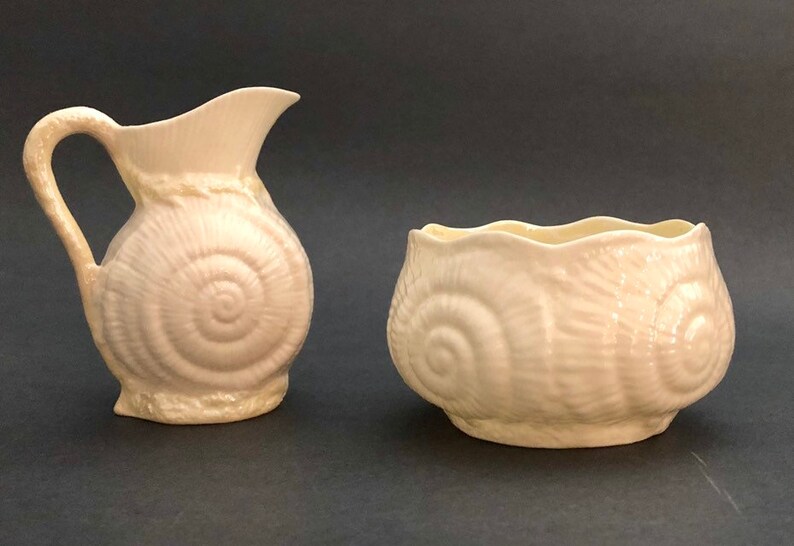 Haus Wohnen Schusseln Vintage Belleek Irland Nautilus Design