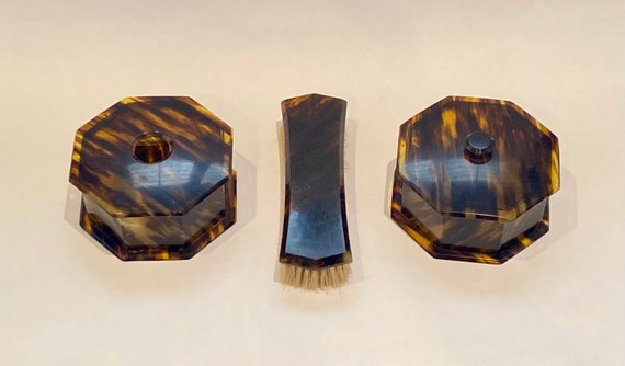 Antique Celluloid Vanity Set - Etsy display picture 1