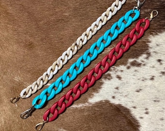 Yeti Camino chain Bogg bag chain acrylic chain purse accessories tote accessories yeti custom