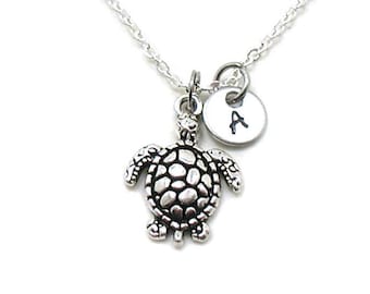 Turtle Necklace, Silver Sea Turtle Necklace, Tiny Turtle Jewelry, Silver Turtle Necklace, Turtle Pendant, Tortoise Jewelry, Marine Life Gift