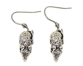 Taxidermy Rat Tail Earrings Real Rats Oddities - Etsy