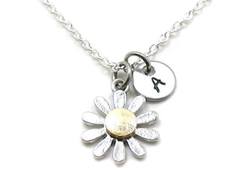 Summer Necklace Yellow White Green Jade Flower Daisy Pendant Asian Ceramic Porcelain Statement Big Bold Chunky Plus Size