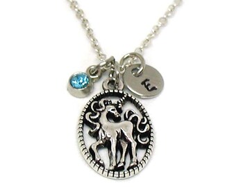 Personalized Unicorn Necklace, Mythical Horse, Fantasy Necklace Gift, Horse Necklace, Fairytale Jewelry, Fairytale Charm, Unicorn Jewelry