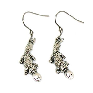Platypus Earrings, Platypus Charm, Platypus Jewelry, Silver Platypus, Zoo Animal Earrings, Animal Charm, Animal Jewelry, Animal Lover Gift