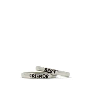 Personalized Stacking Ring, Custom Ring, Best Friend Rings, Stacking Rings, Custom Name Ring, Hand Stamped Stacking Ring, Stackable Rings