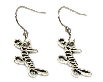 Angel Earrings, Angel Charm, Angel Jewelry, Silver Angel Gift, Guardian Angel Earrings, Dainty Angel, Angel Wing Earrings, Religious Gift