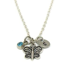 Tiny Butterfly Necklace, Butterfly Pendant, Butterfly Jewelry, Butterfly Gift, Monarch Butterfly Necklace, Butterfly Lover Gift, Dainty Gift
