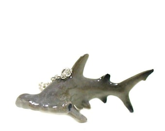 Hammerhead Shark Necklace, Charm Necklace, Charm Jewelry, Hammerhead Shark Charm, Shark Jewelry, Marine Life Necklace, Ocean Animal Charm