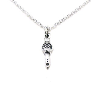 Wristwatch Necklace, Clock Necklace, Wristwatch Jewelry, Wristwatch Pendant, Clock Charm, Watch Charm, Watch Necklace, Timepiece Jewelry