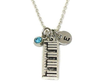 Piano Necklace, Charm Necklace, Piano Charm, Piano Pendant Gift, Piano Teacher Necklace, Customized Gift, Music Jewelry, Music Teacher Gift