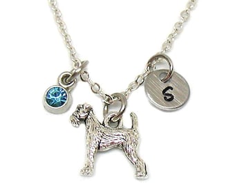 Schnauzer Necklace, Schnauzer Charm, Schnauzer Jewelry, Schnauzer Pendant, Schnauzer Gift, Dog Breed Jewelry, Personalized Necklace Gift