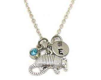 Armadillo Necklace, Silver Armadillo Pendant, Armadillo Charm, Armor Shell Charm, Armadillo Jewelry, Texas Armadillo Necklace, Ant Eater