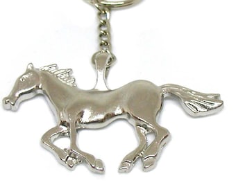 Horse Keychain, Equestrian Keychain, Custom Key Chain, Personalized Keychain, Equestrian Key Ring, Horse Lover Gift, Horse Charm, Customized