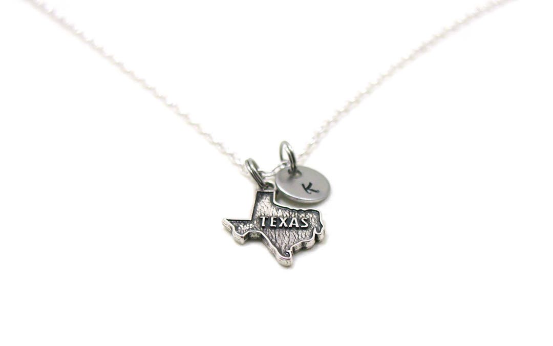 Texas Necklace, State of Texas Necklace, Personalized Necklace, Custom