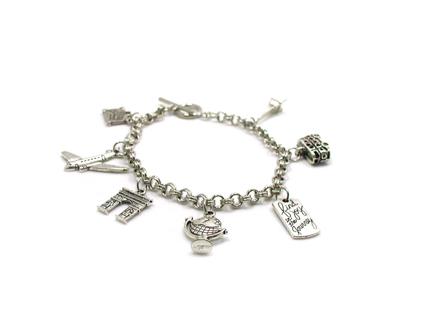Travel charm bracelet Clearance
