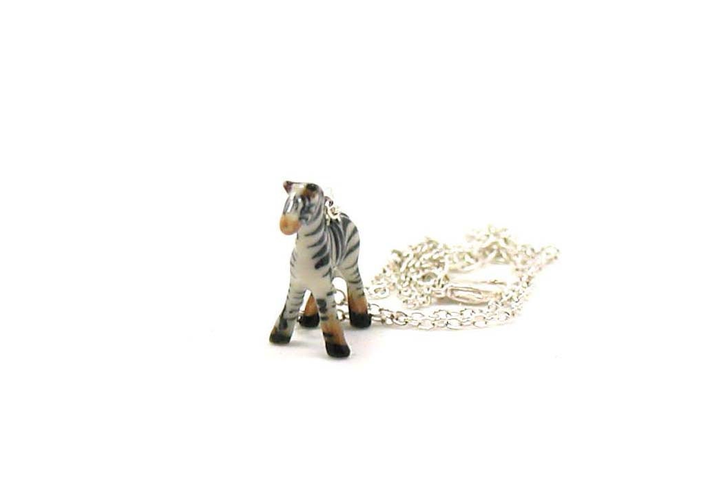 Green Zebra Necklace