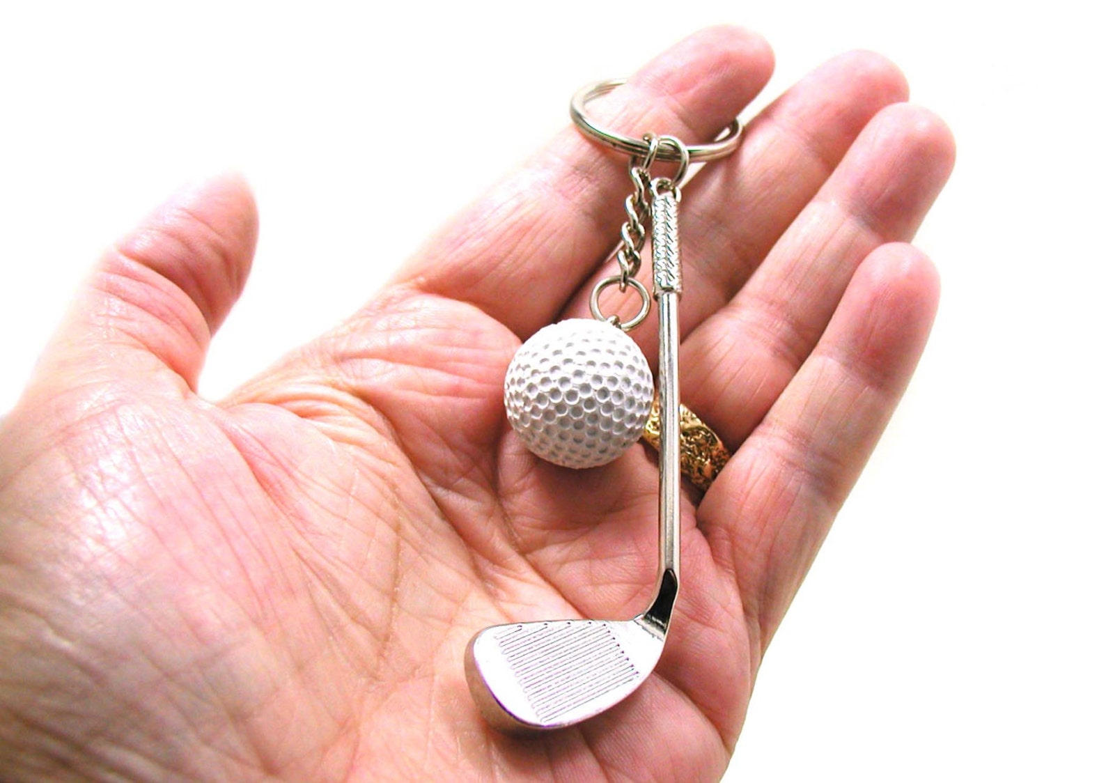 Golf Keychain Golf Key Ring Sports Keychain Golf Gift Golf Etsy