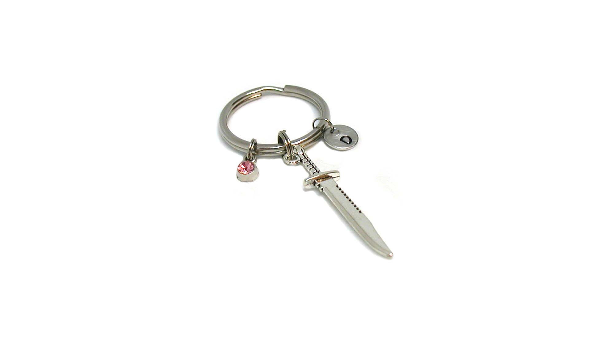 Preppers Keychains Survival Knife Keychain, Survival Knife Key Ring, Knife Keychain ...
