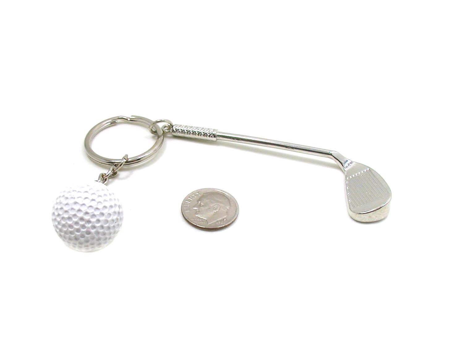 Golf Keychain Golf Key Ring Sports Keychain Golf Gift Golf Etsy
