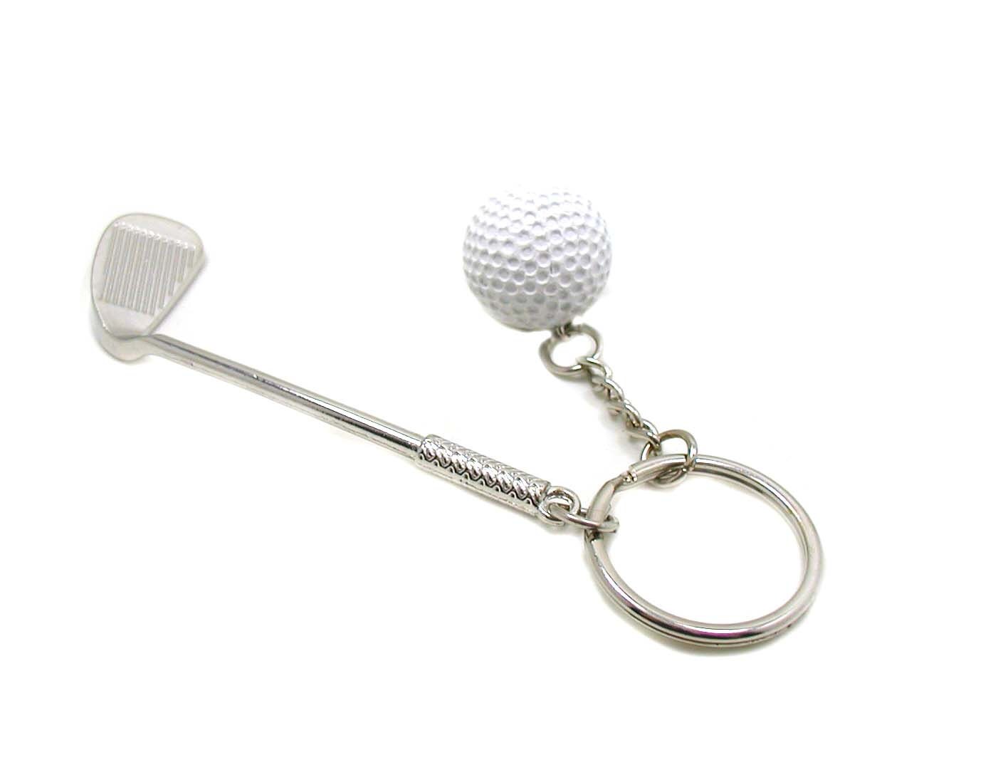 Golf Keychain Golf Key Ring Sports Keychain Golf Gift Golf Etsy
