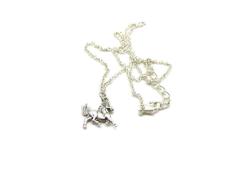 Jewelry Gift Gift Under 20 Silver Horse Necklace Horse Jewelry Equestrian Jewelry Equestrian Necklace Horse Necklace Charm Jewelry