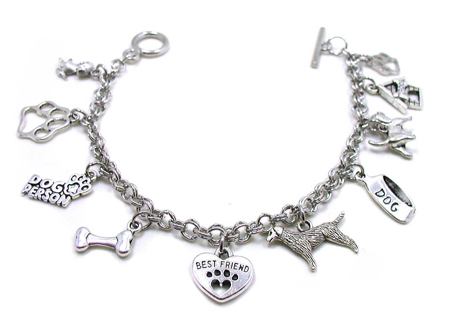 Dog Charm Bracelet Animal Bracelet Pet Charm Bracelet Best Etsy