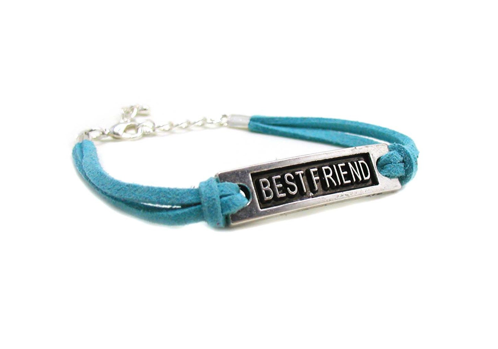 Best Friend Charm Bracelet Best Friend Faux Suede Bracelet Etsy