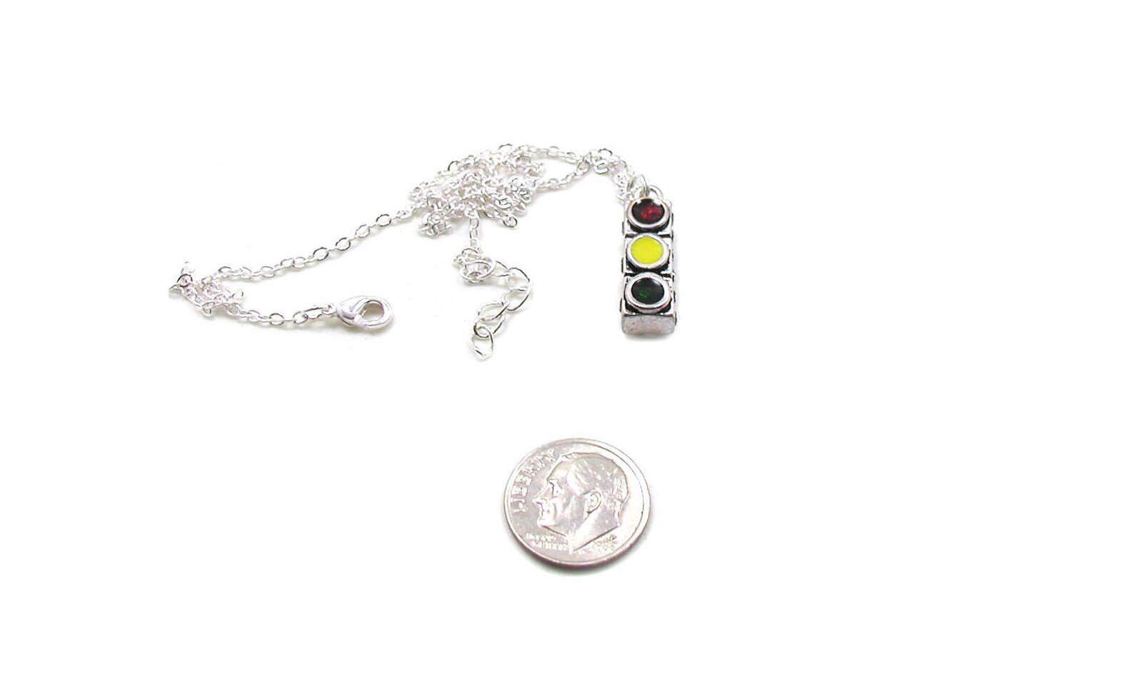 Traffic Signal Necklace Traffic Light Necklace Stoplight Etsy