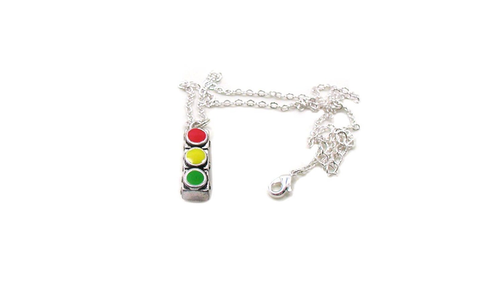 Traffic Signal Necklace Traffic Light Necklace Stoplight Etsy