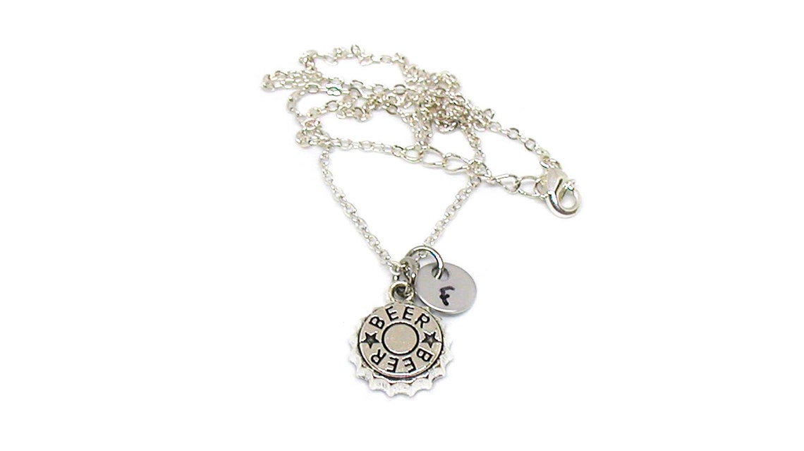 Beer Cap Necklace Bottle Cap Necklace Bottle Cap Jewelry Etsy Ireland