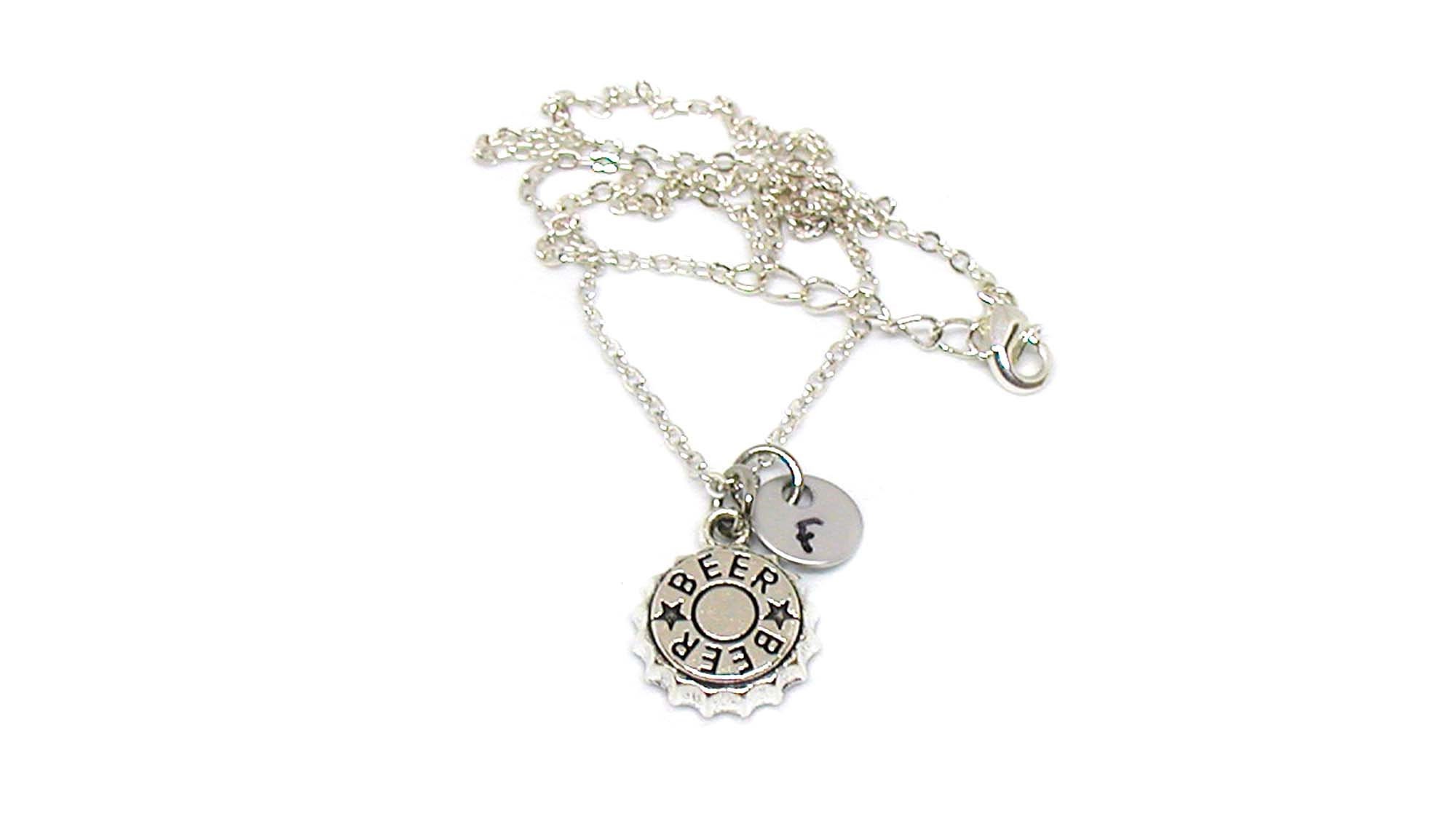 Diamond Bottle Cap Necklace main image 1